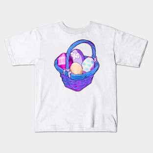 Maikell Design's Easter Basket (MD23ETR019) Kids T-Shirt